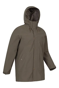 Foxtail Mens Waterproof Long Fleece Lined Jacket