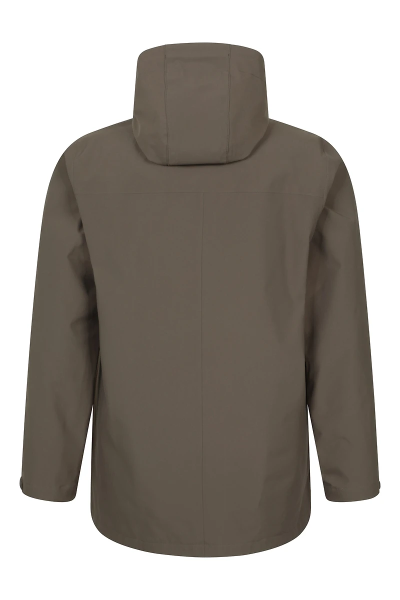 Foxtail Mens Waterproof Long Fleece Lined Jacket