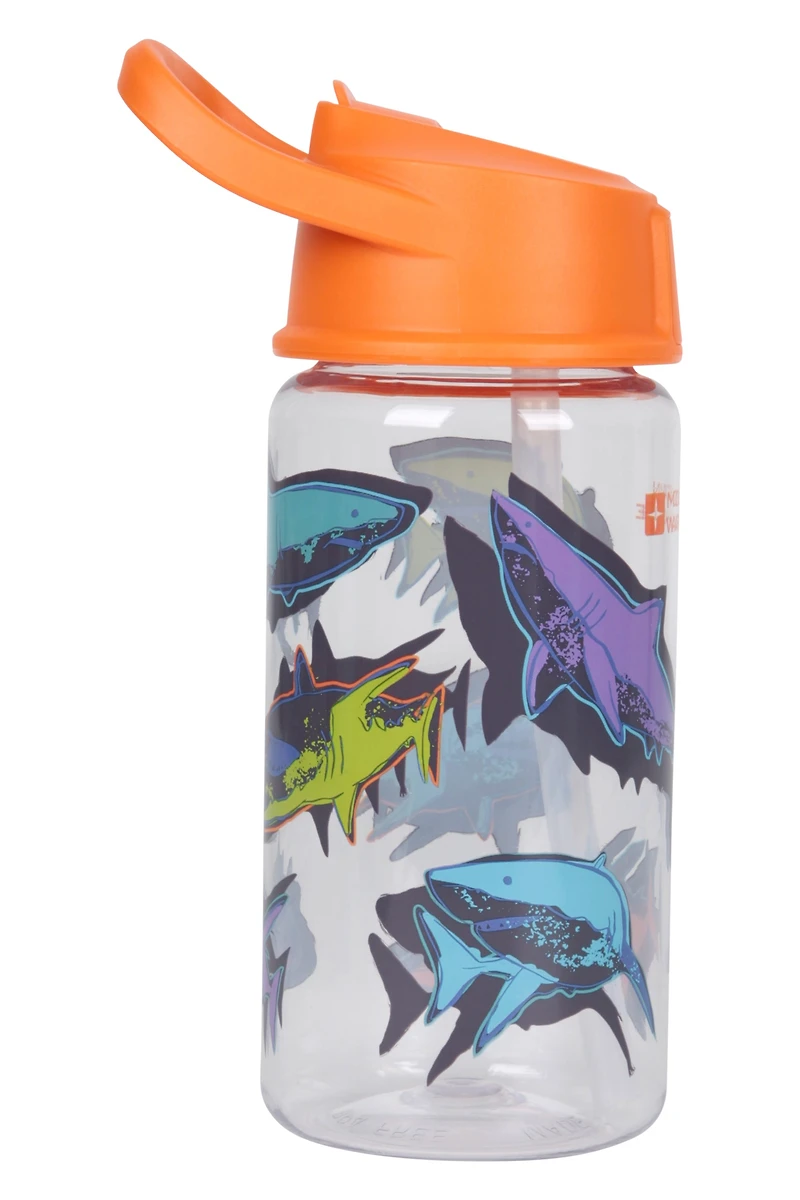 Kids Printed Push Lid Water Bottle - 500ml