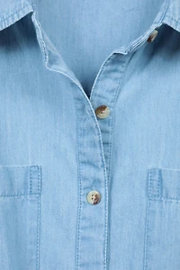 Ronda Womens Chambray Dress