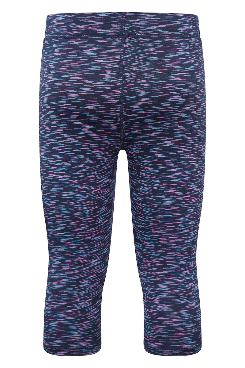 Kayleigh Space Dye Kids Cropped Leggings