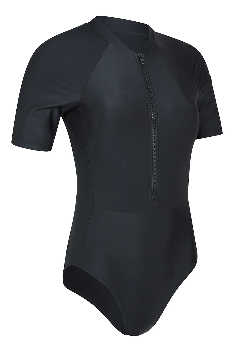 Surfer Short Sleeve Womens Swimsuit