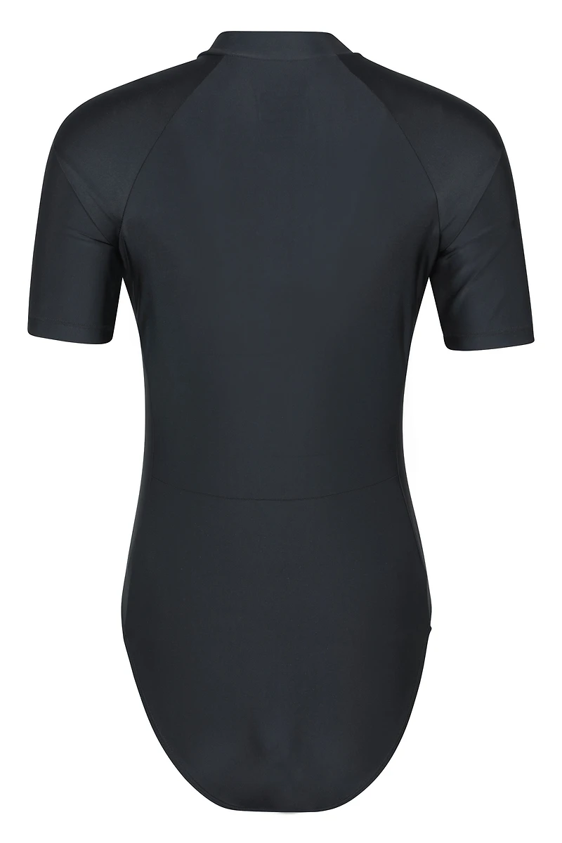 Surfer Short Sleeve Womens Swimsuit