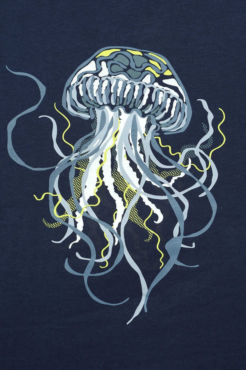 Glow The Dark Jellyfish Kids T-Shirt