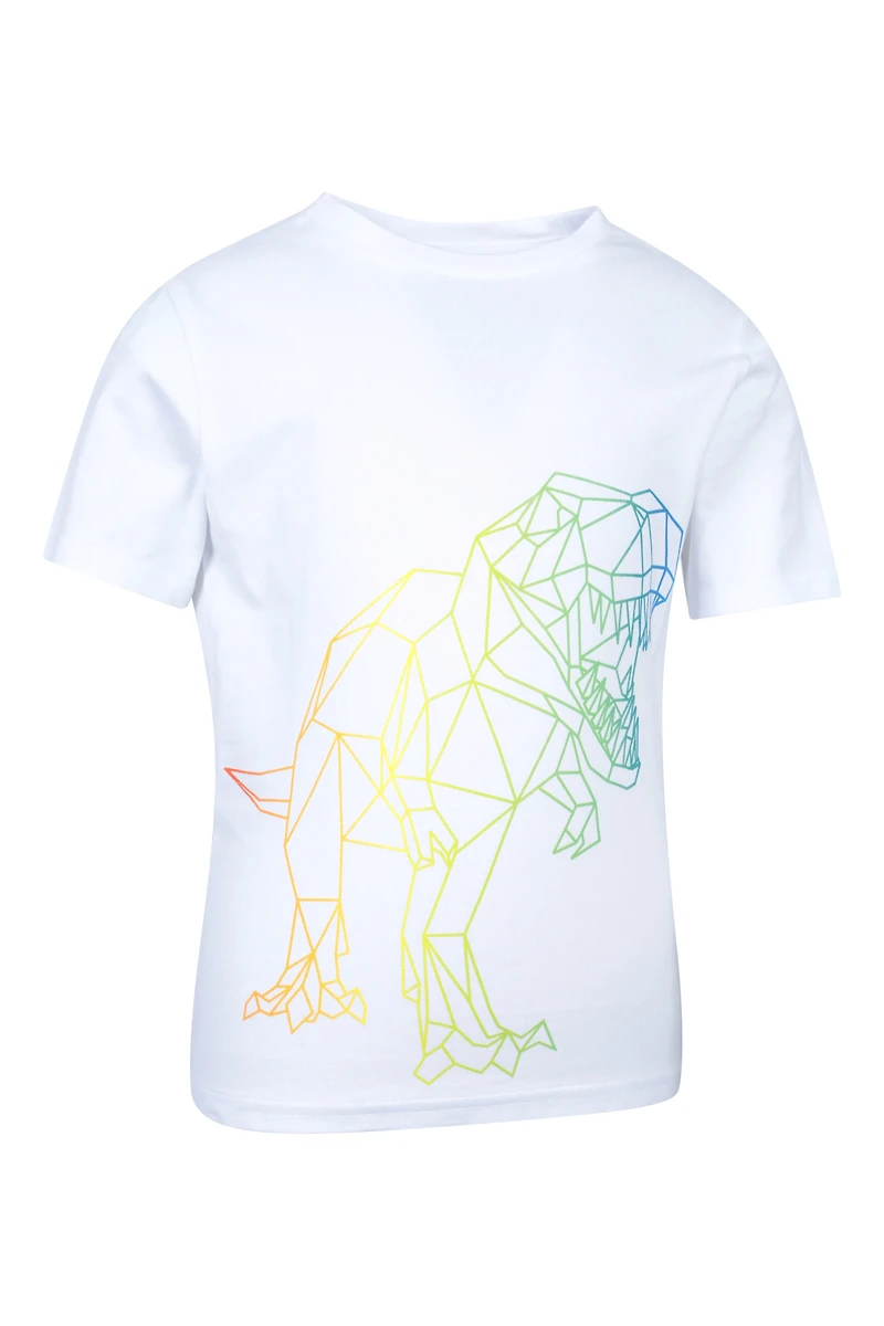 Ombre Geo Dino Kids Tee