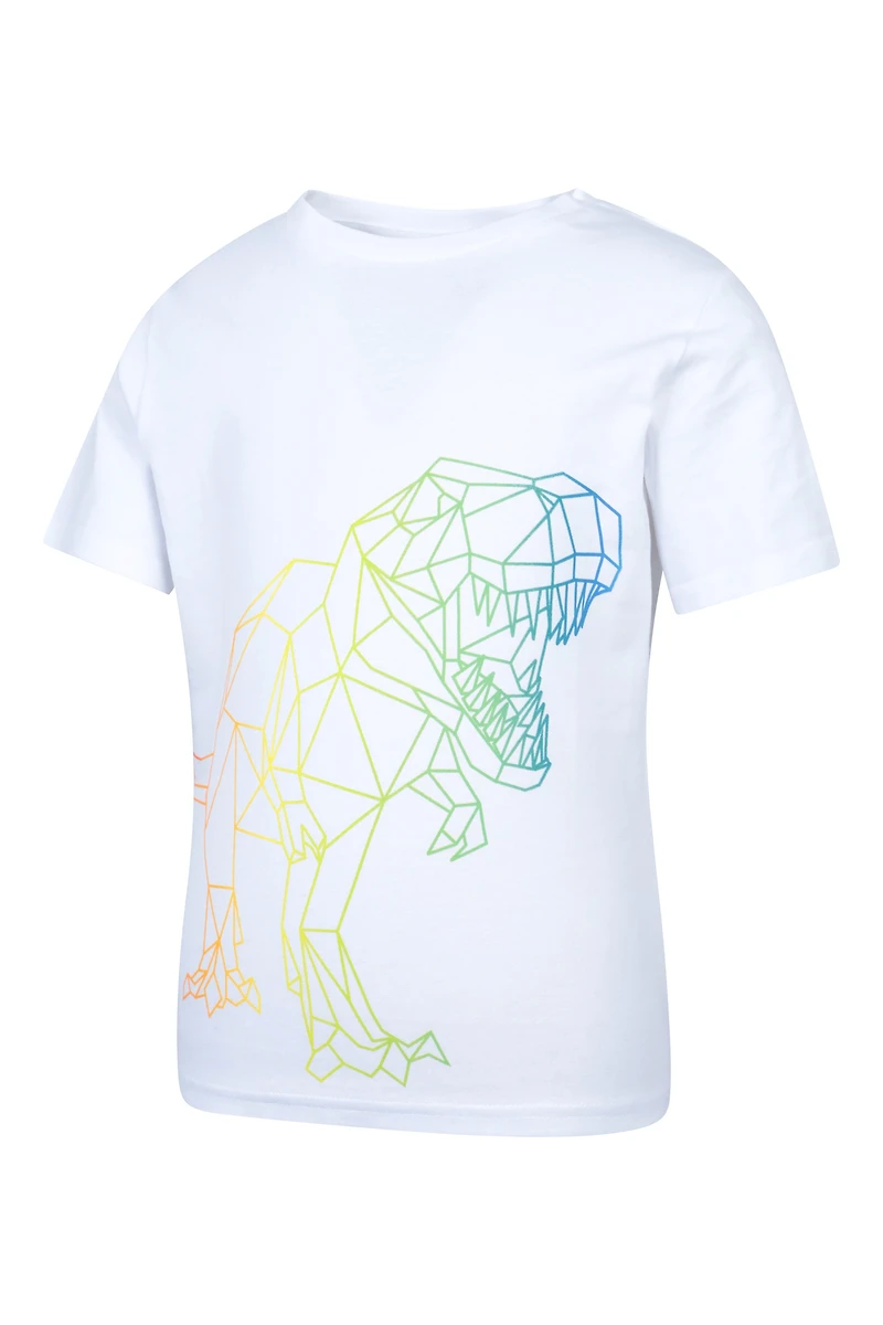 Ombre Geo Dino Kids Tee