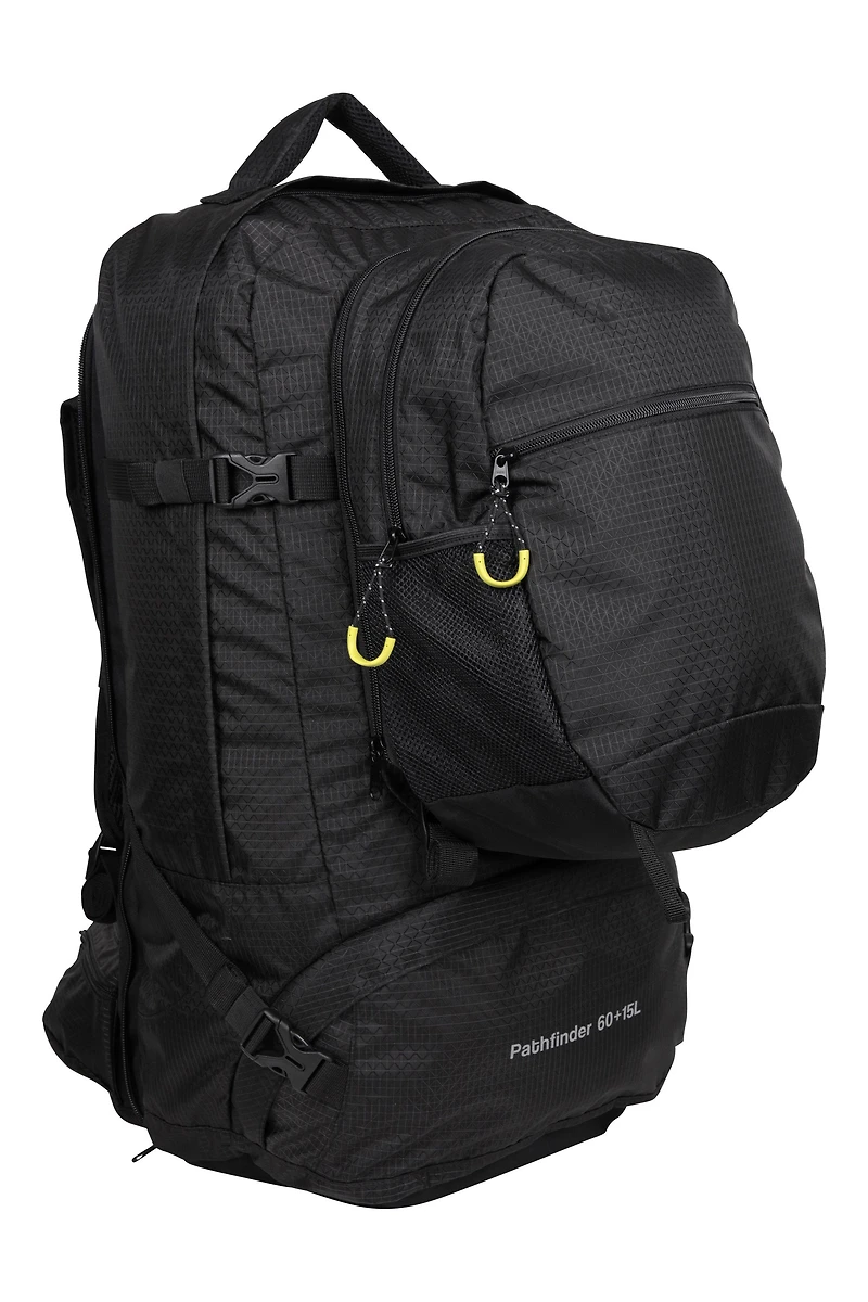 Pathfinder Lightweight Travel Rucksack 60 + 15L