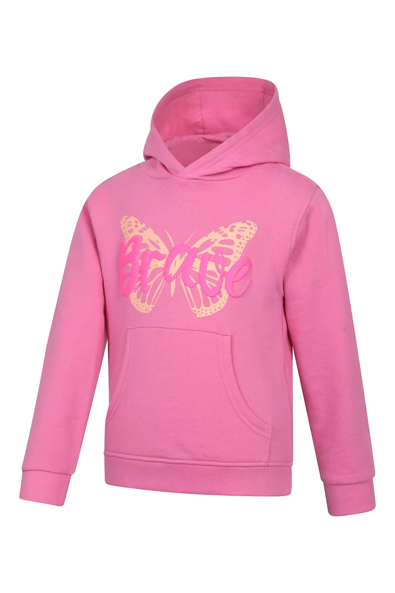 Brave Butterfly Kids Hoodie