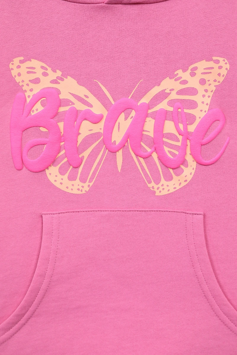 Brave Butterfly Kids Hoodie