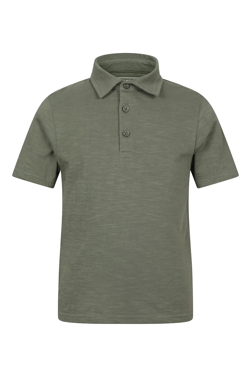 Slub Kids Polo Shirt