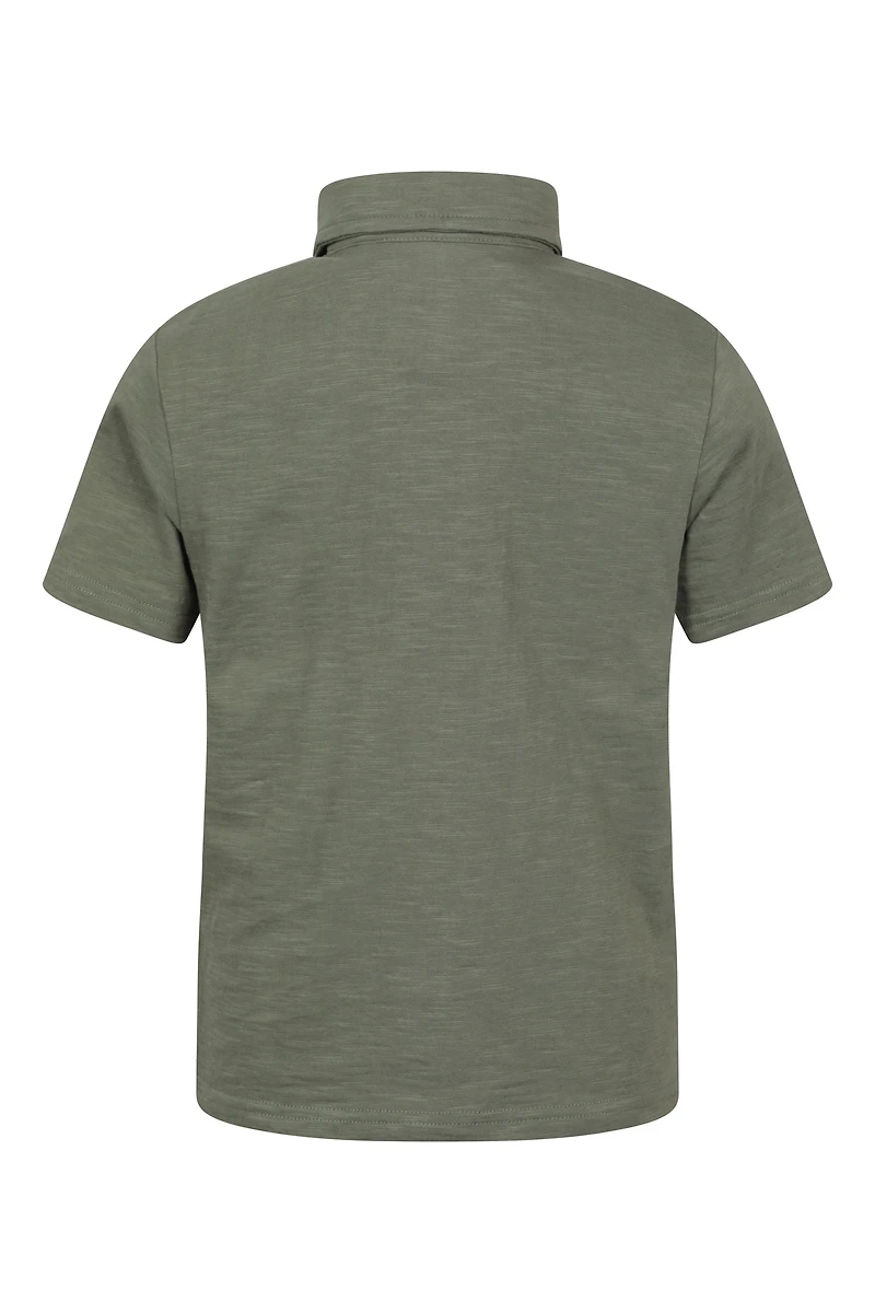Slub Kids Polo Shirt