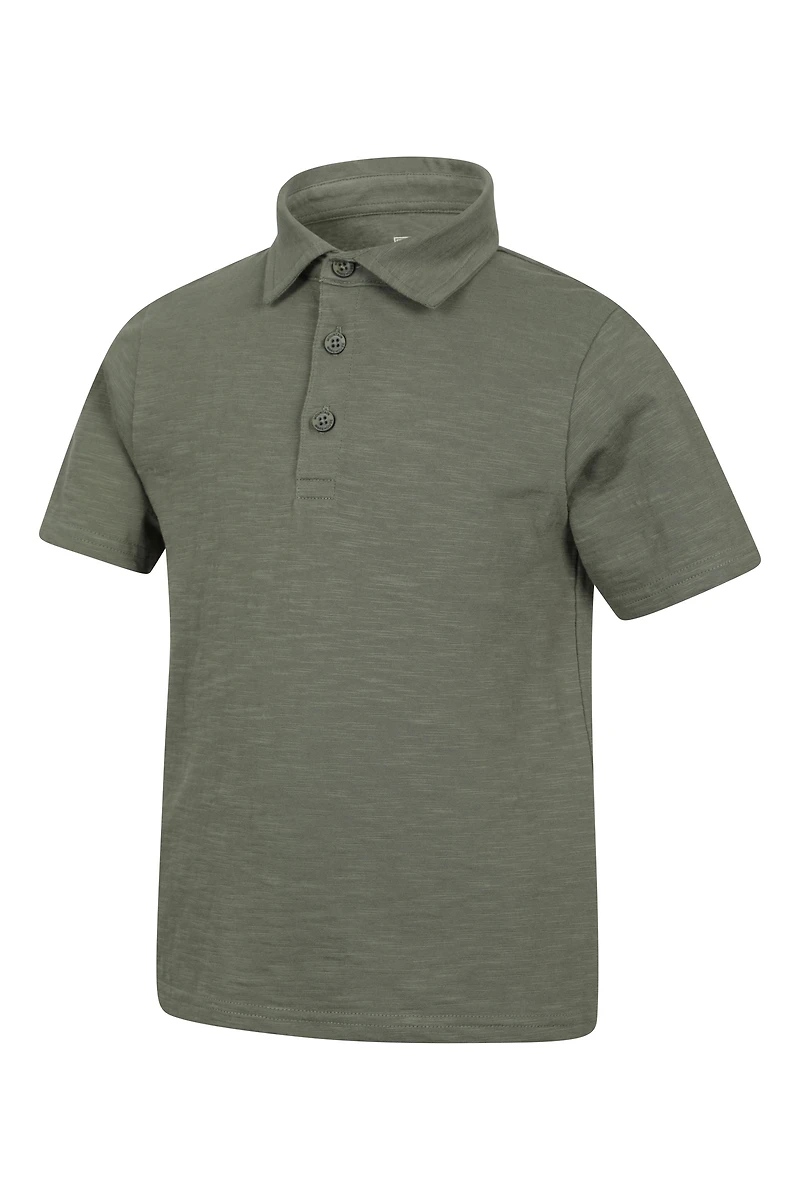 Slub Kids Polo Shirt