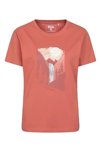 Waterfall Womens Relaxed Fit T-Shirt