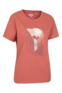 Waterfall Womens Relaxed Fit T-Shirt