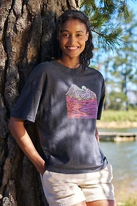 Landscape Womens Boxy Fit T-Shirt