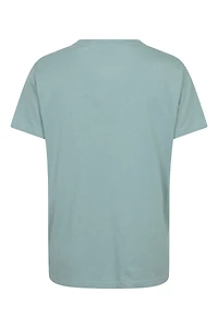 Printed Womens Mountain Relaxed Fit T-Shirt