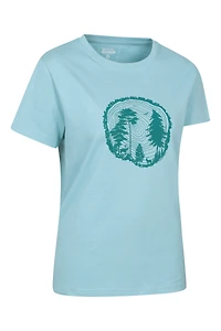 Tree Ring Womens Relaxed Fit T-Shirt