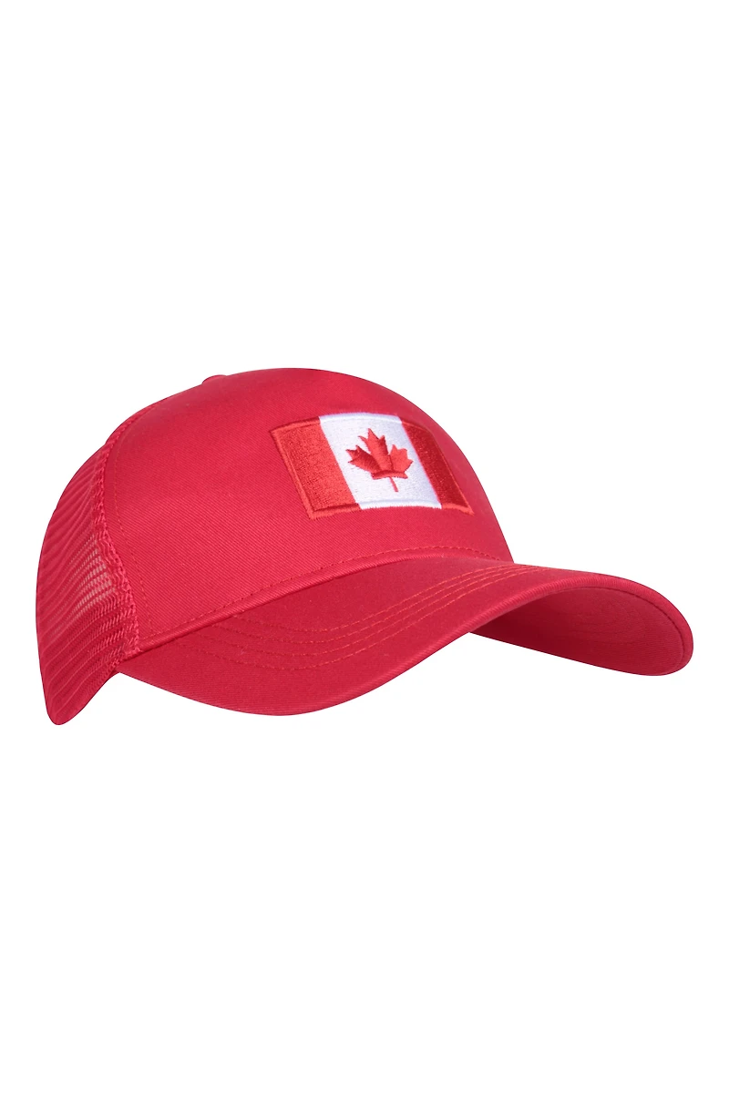 Canada Flag Mens Trucker Cap