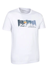 Gradient Mountain Men's Graphic T-Shirt