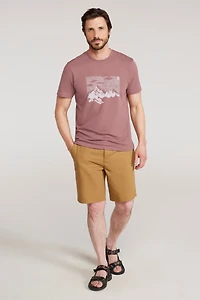 Mountain Sketch Mens T-Shirt