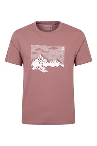 Mountain Sketch Mens T-Shirt