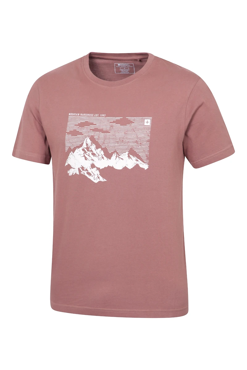 Mountain Sketch Mens T-Shirt