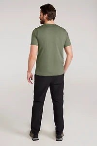 Mountain Stripe Men's Graphic T-Shirt