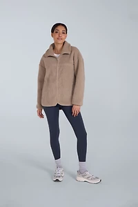 Anna Womens Sherpa Full Zip Fleece