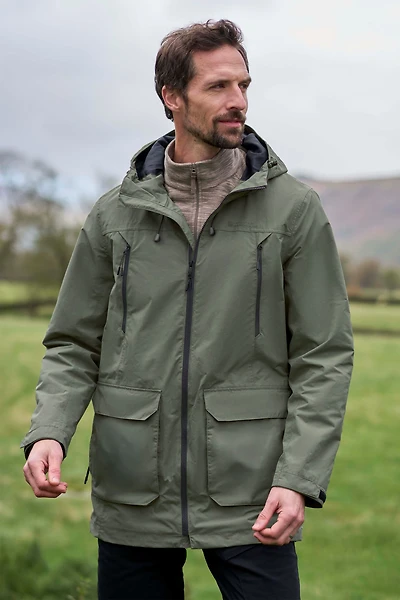 Hastings Mens Waterproof Long Jacket