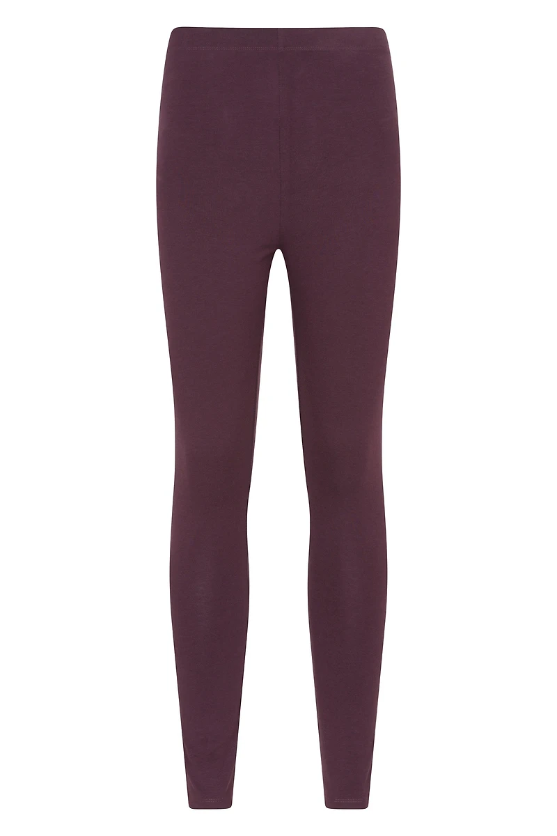 Womens Cotton Blend Midweight Leggings Multipack