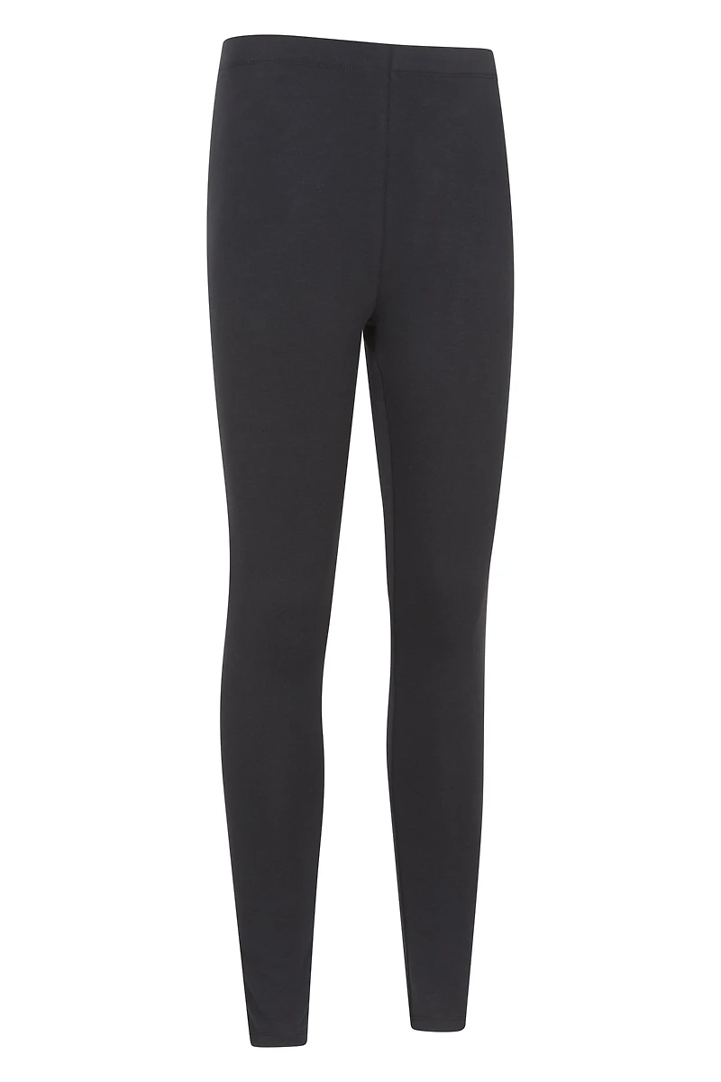 Womens Cotton Blend Midweight Leggings Multipack