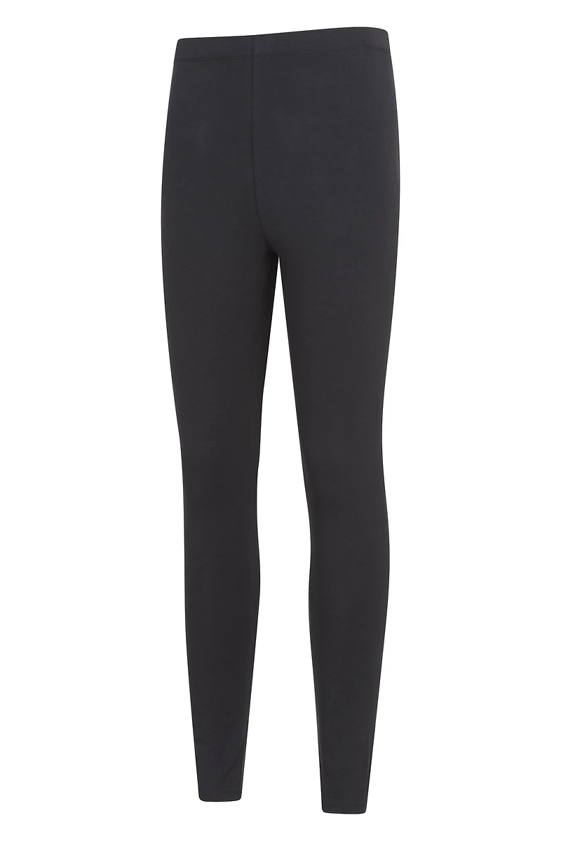 Womens Cotton Blend Midweight Leggings Multipack