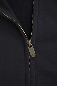 Icon Mens Logo Zip Through Hoodie