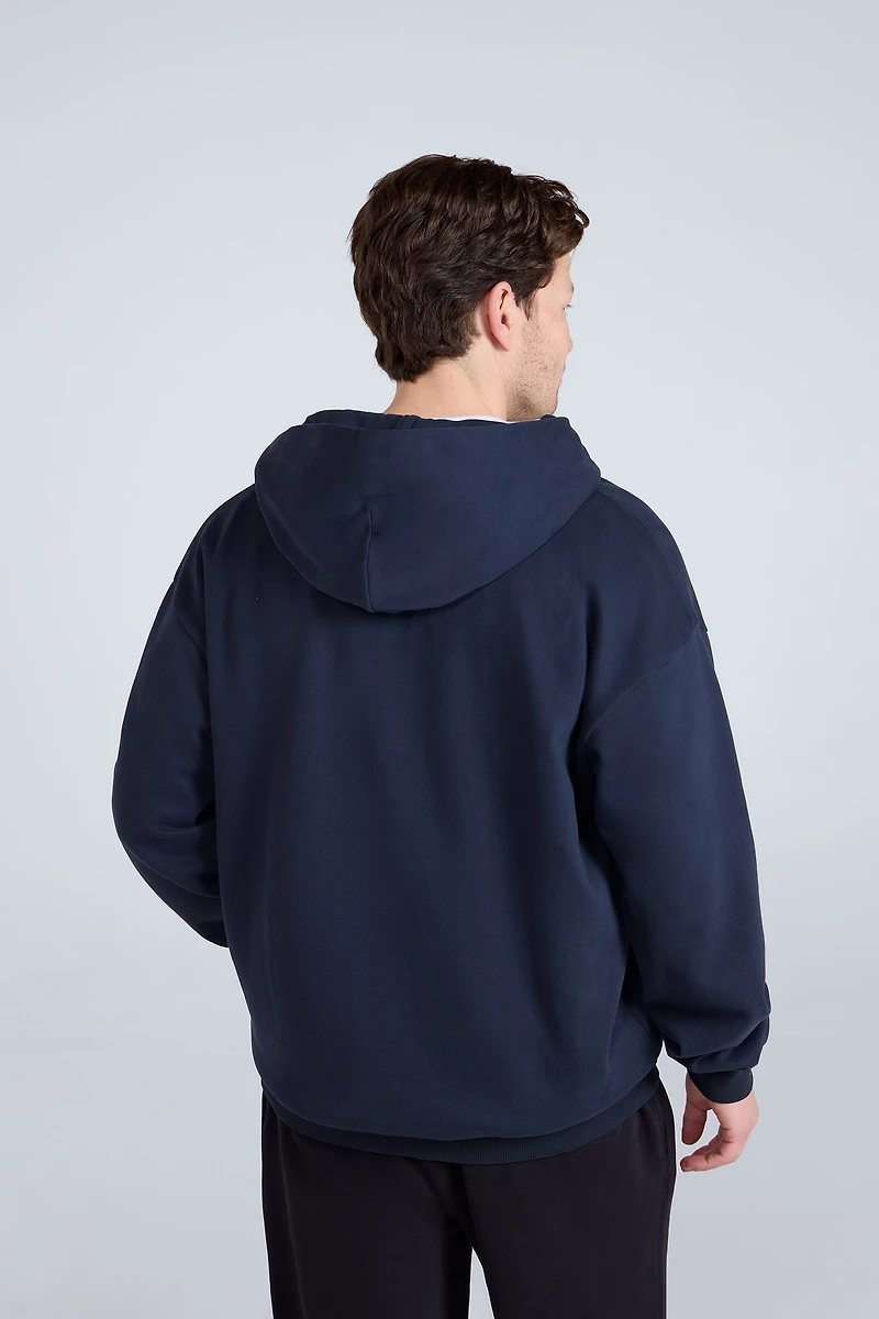 Icon Mens Logo Zip Through Hoodie