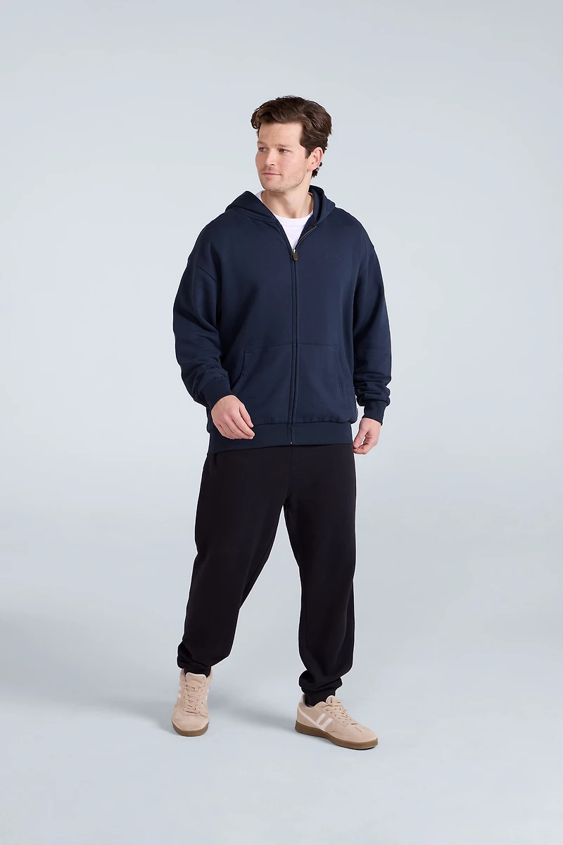 Icon Mens Logo Zip Through Hoodie