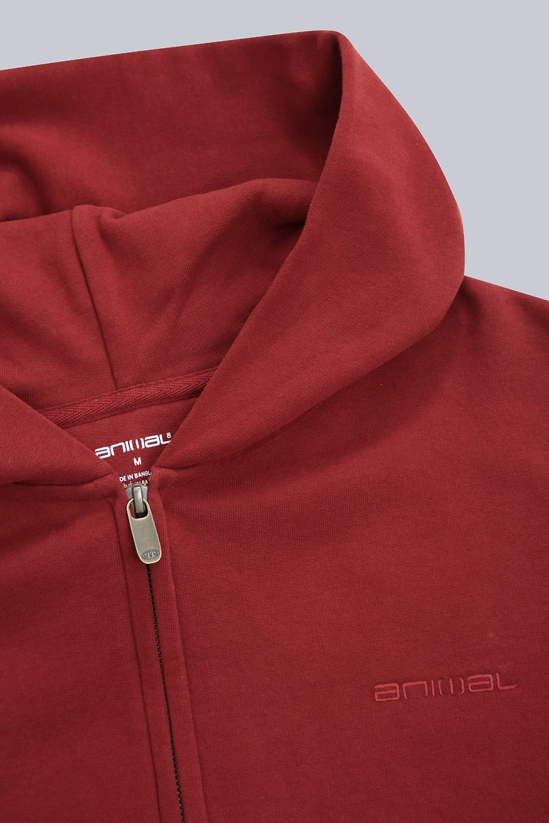 Icon Mens Logo Zip Through Hoodie