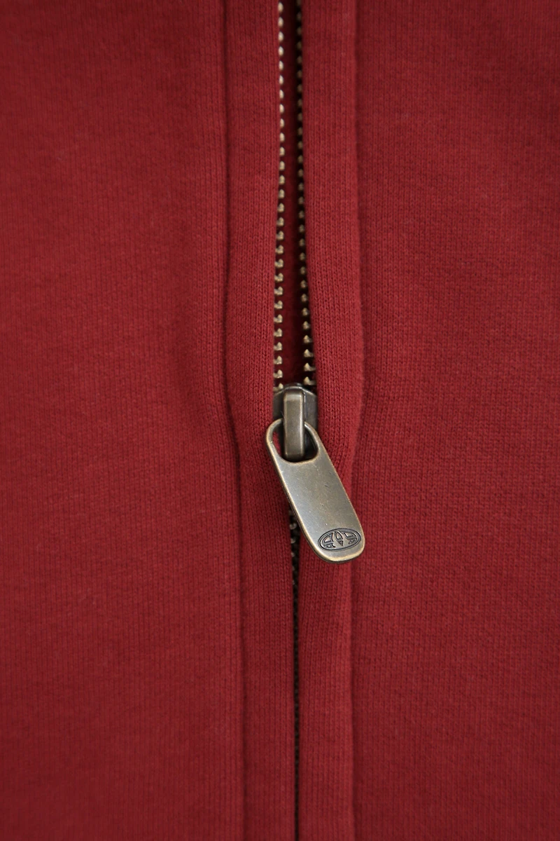 Icon Mens Logo Zip Through Hoodie