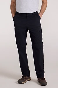 Delta Mens Cargo Stretch Zip-Off Trousers Regular