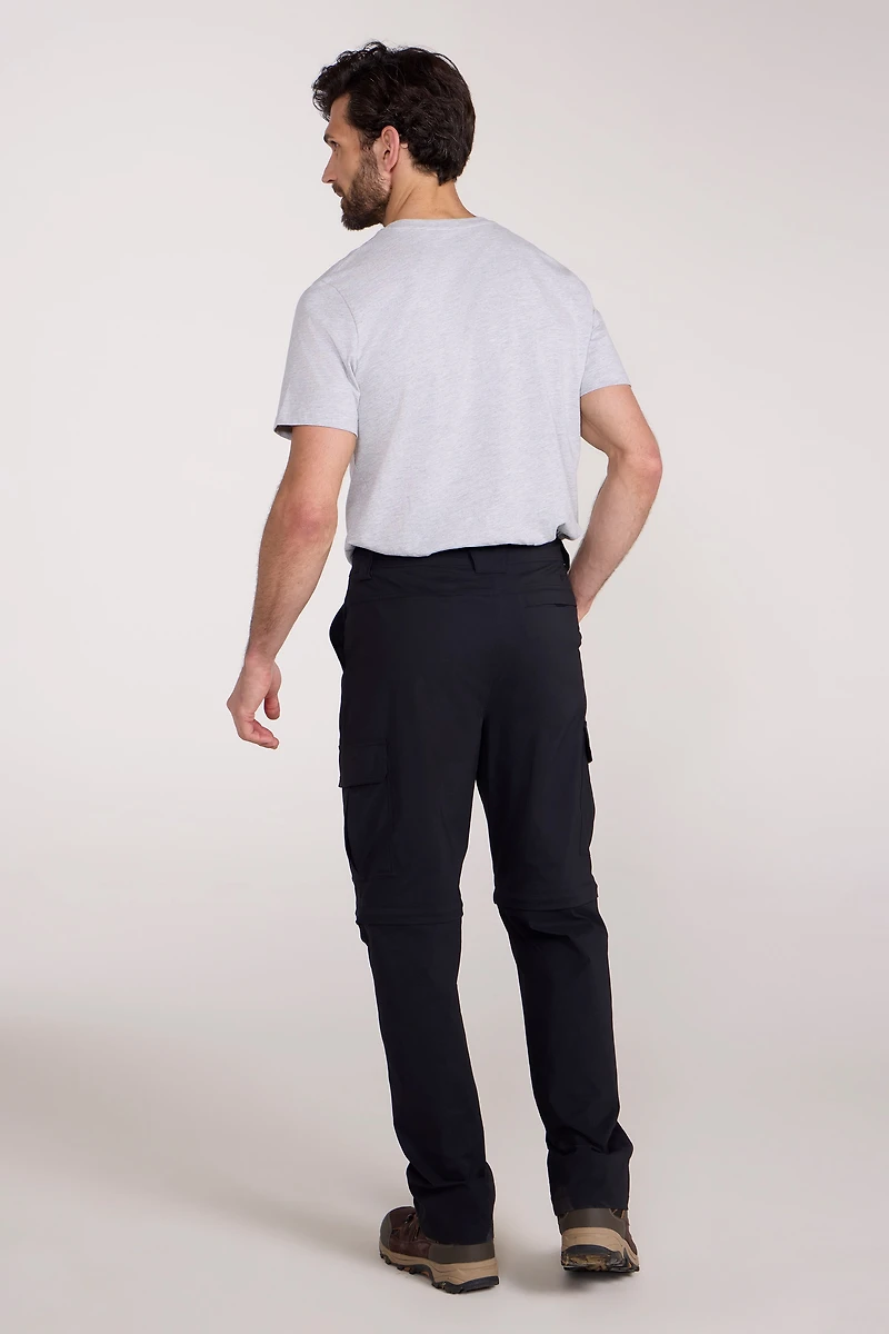 Delta Mens Cargo Stretch Zip-Off Trousers Regular