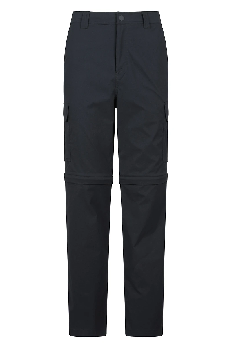Delta Mens Cargo Stretch Zip-Off Trousers Regular
