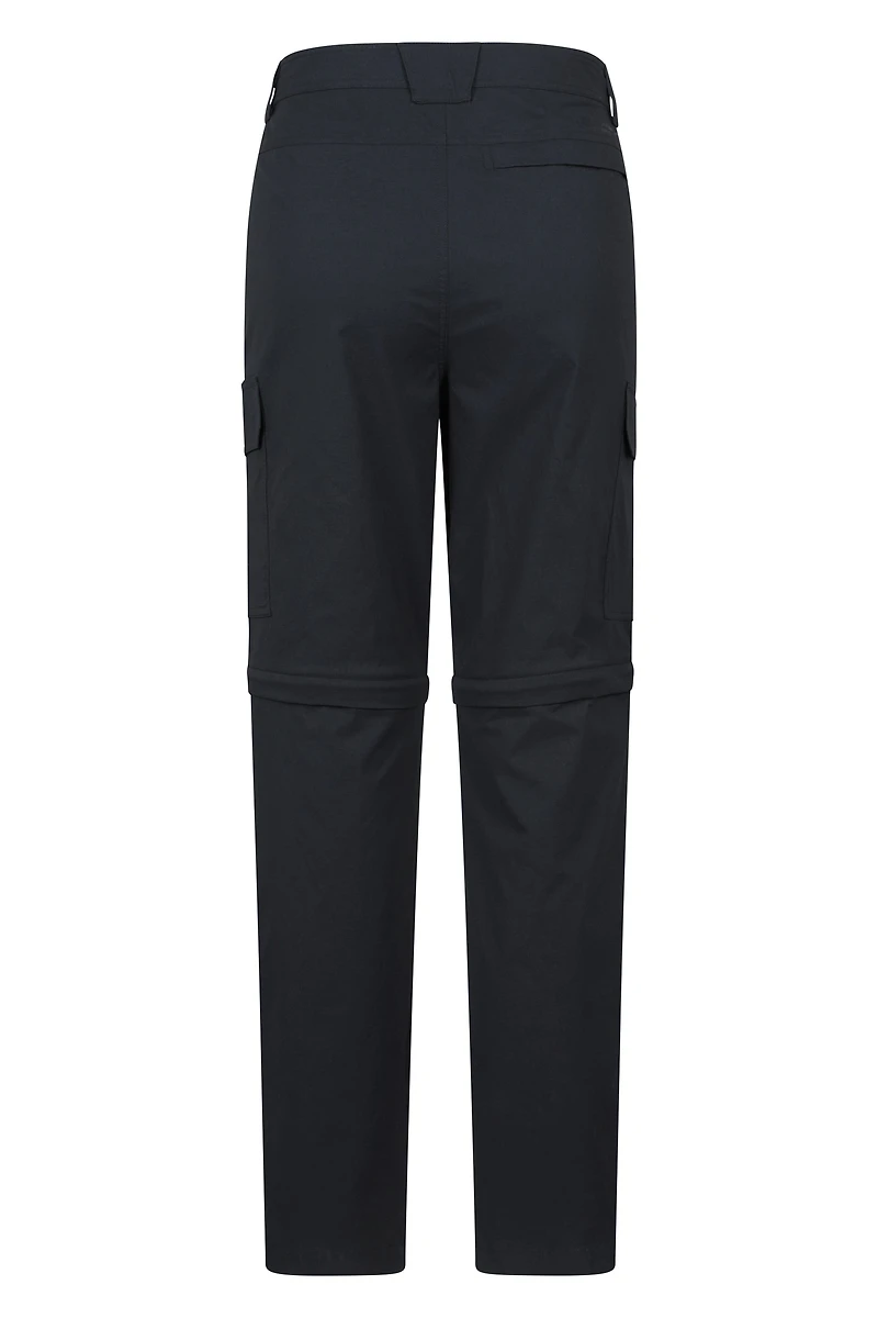 Delta Mens Cargo Stretch Zip-Off Trousers Regular