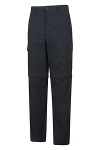 Delta Mens Cargo Stretch Zip-Off Trousers Regular