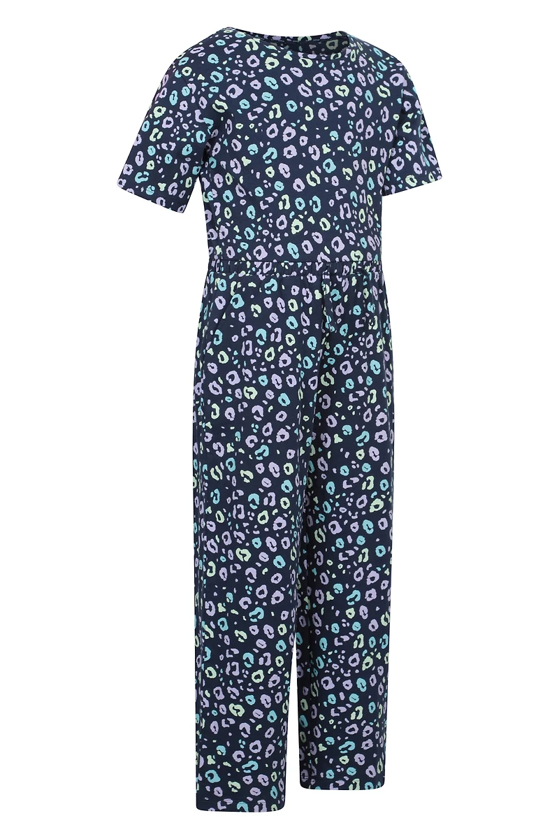 Poppy Kids Printed Jumpsuit