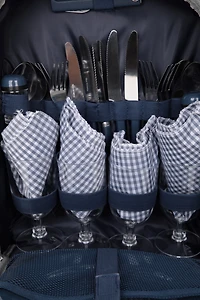 4 Person Picnic Set With Mat - XL 30L