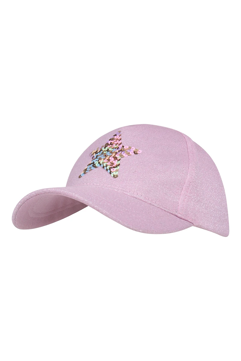 Star Sequin Kids Baseball Cap