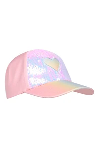 Heart Sequin Kids Cap