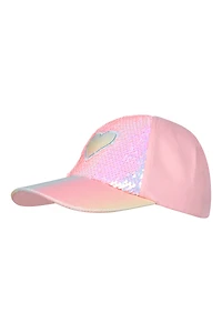 Heart Sequin Kids Cap