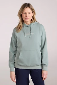 Printed Explore Womens Relaxed Fit Hoodie