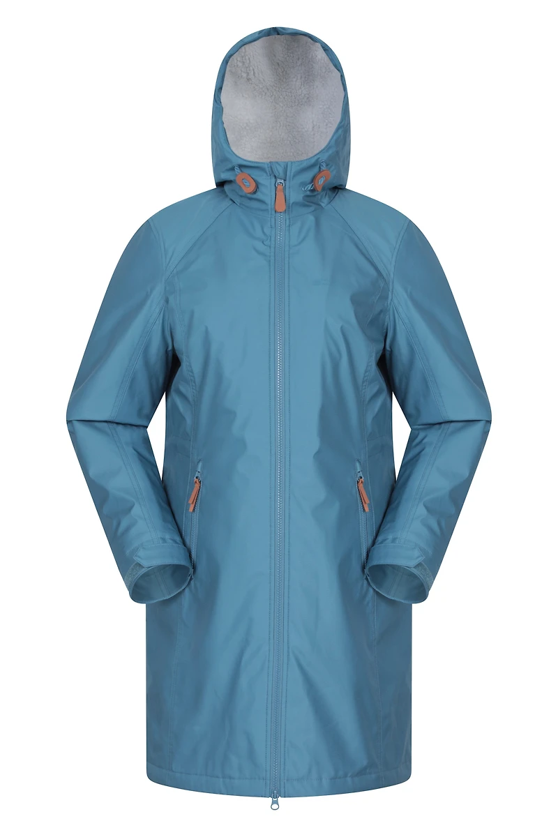 Iona Womens Borg Lined Longline Soft Shell