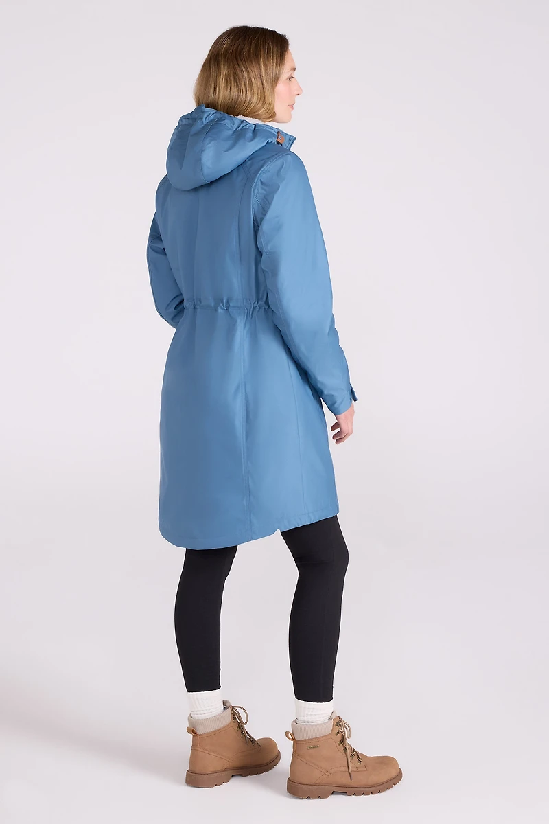 Iona Womens Borg Lined Longline Soft Shell